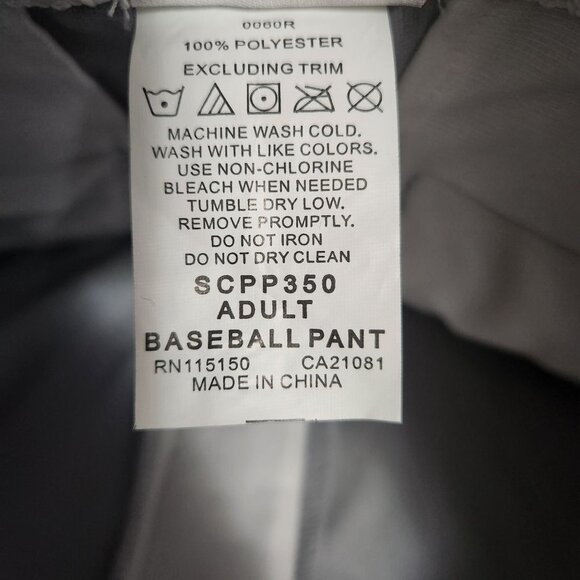 New with tags Rawlings Mens baseball pants size small - Picture 6 of 7